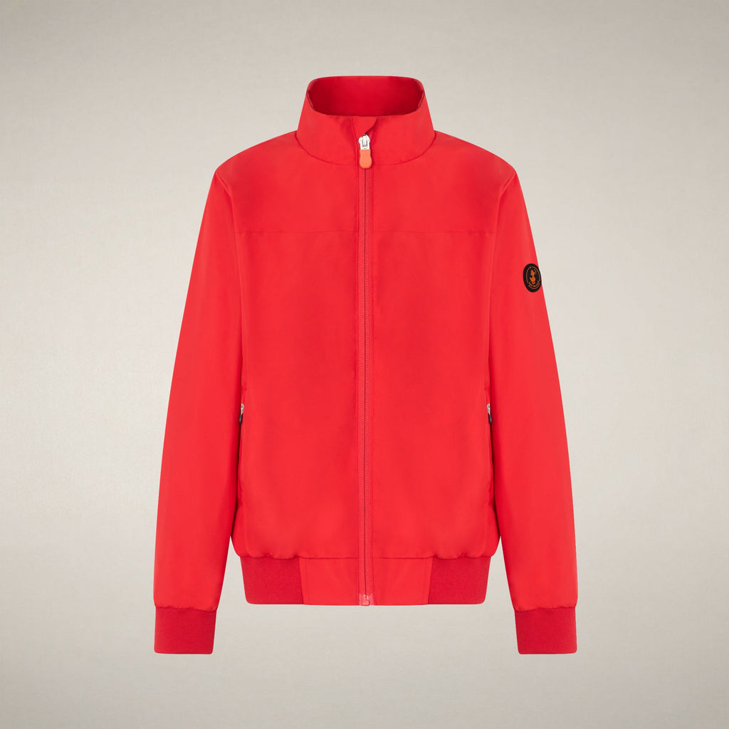 Boys' Windbreaker Zel in Jack Red