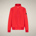 Boys' Windbreaker Zel in Jack Red