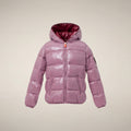 Chaqueta acolchada Kate para niña en Wild Orchid