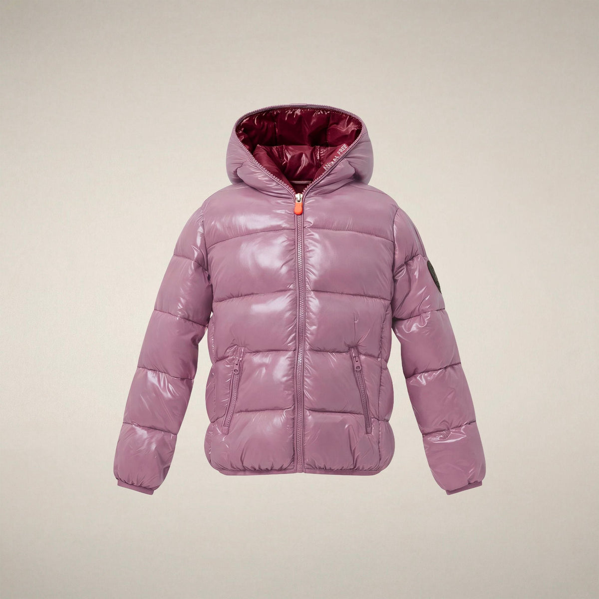 Chaqueta acolchada Kate para niña en Wild Orchid
