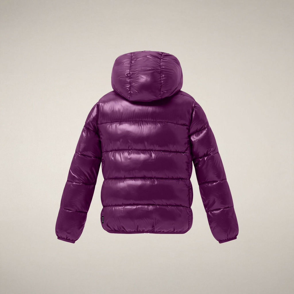 Chaqueta acolchada Kate para niña en violeta ciclamen