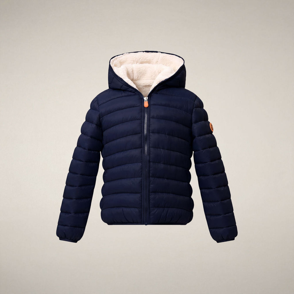 Girls' Puffer Jacket Leci in Navy Blue