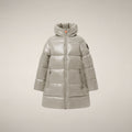 Girls' Puffer Jacket Millie in Rainy Beige
