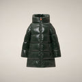 Girls' Puffer Jacket Millie in Nori Green