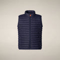 Unisex kids puffer vest Dolin in Navy Blue