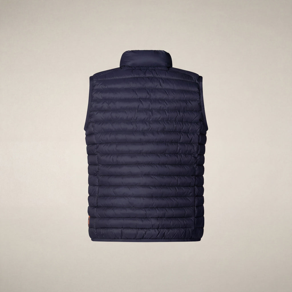 Unisex kids puffer vest Dolin in Navy Blue