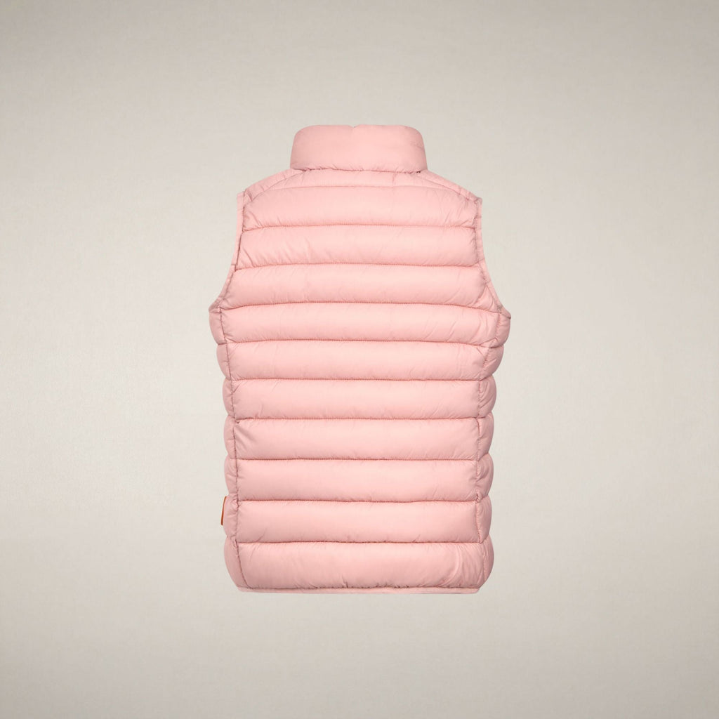 Unisex Kids' Puffer Vest Andy in Blush Pink