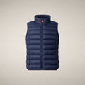 Unisex Kids' Puffer Vest Andy in Navy Blue