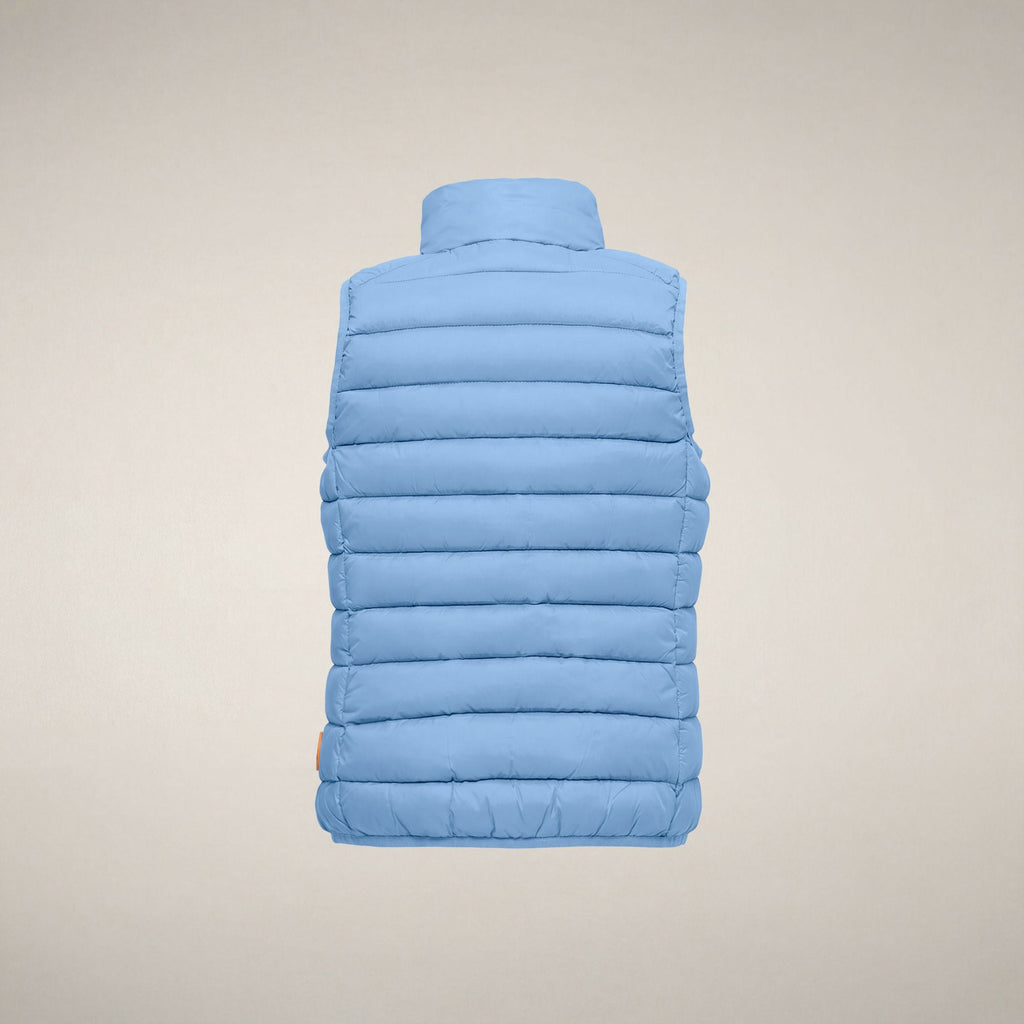 Unisex Kids' Puffer Vest Andy in Dolphin Blue