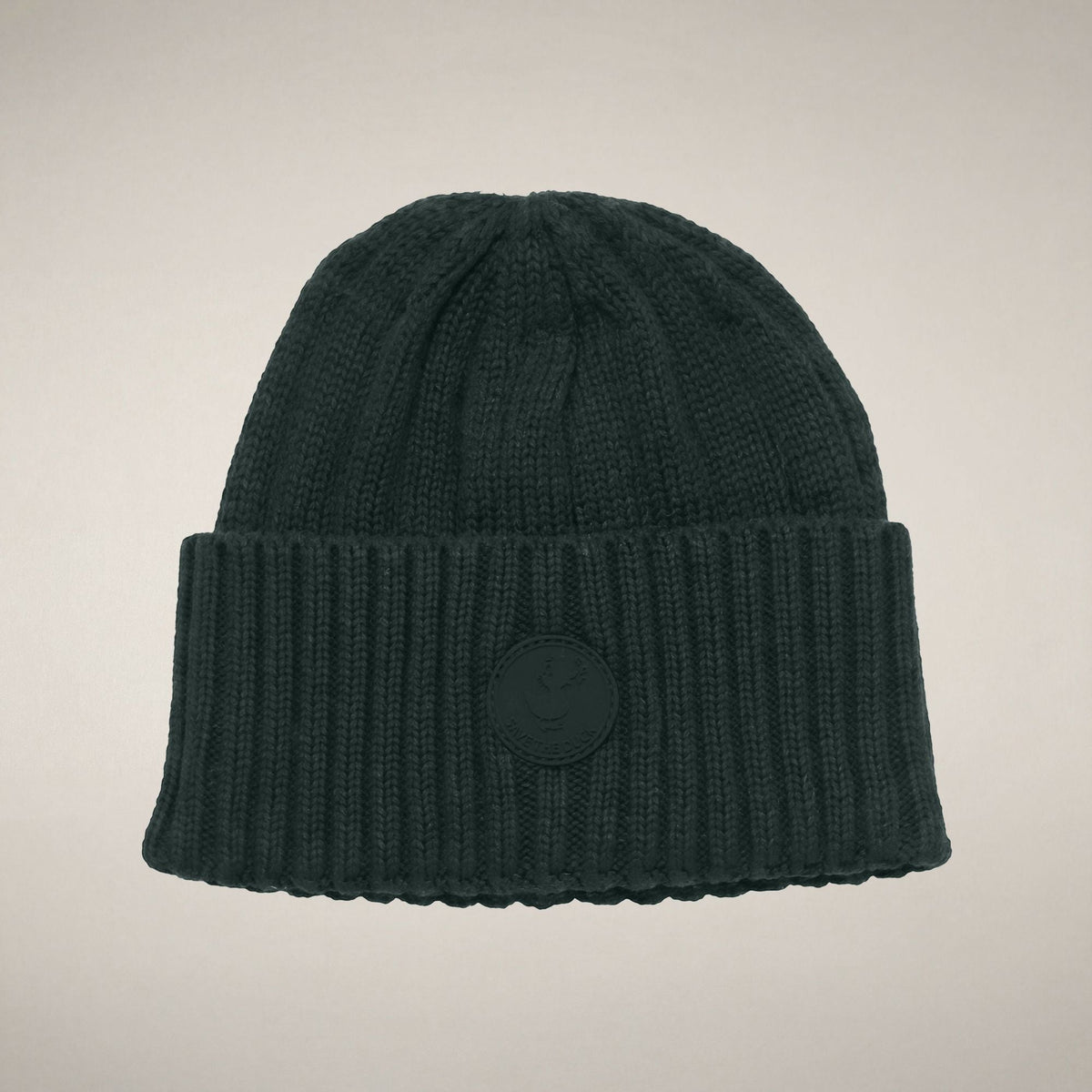 Unisex Kids' Ribbed Beanie Doyle in Nori Green