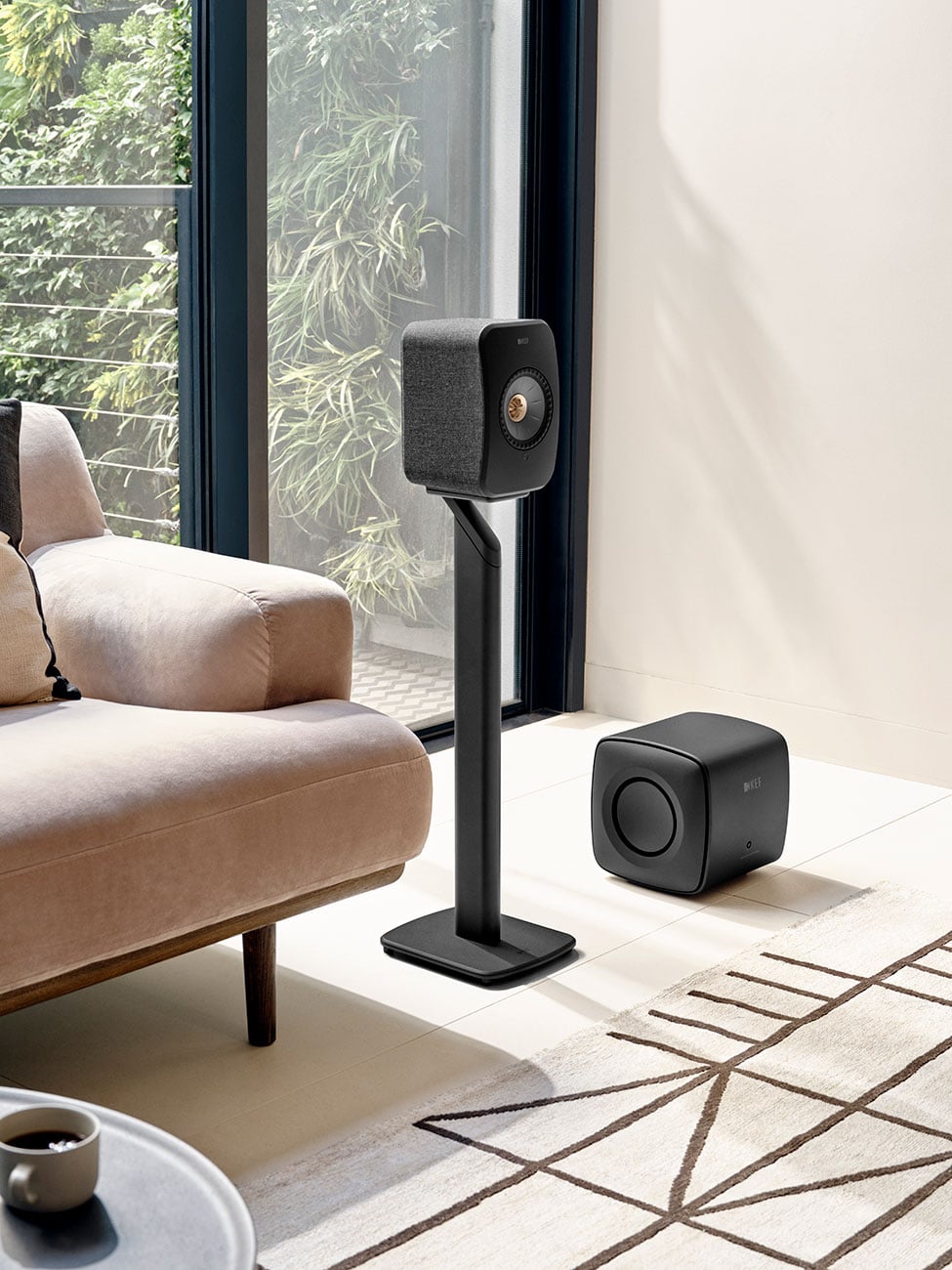 KEF LSX II Carbon Black Wireless Bookshelf Speakers (Pair) - SP4041BC - image 8