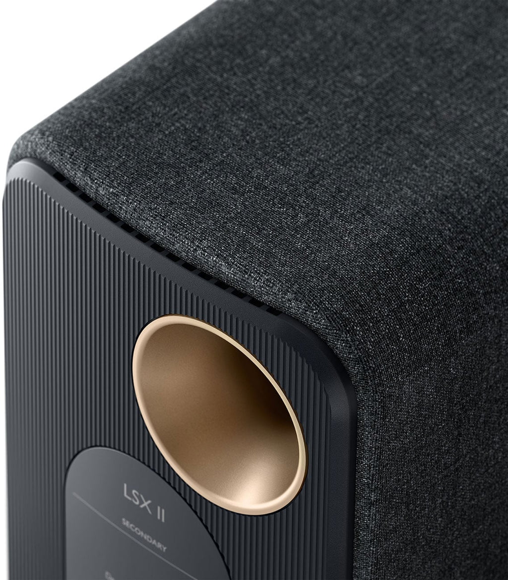 KEF LSX II Carbon Black Wireless Bookshelf Speakers (Pair) - SP4041BC - image 4