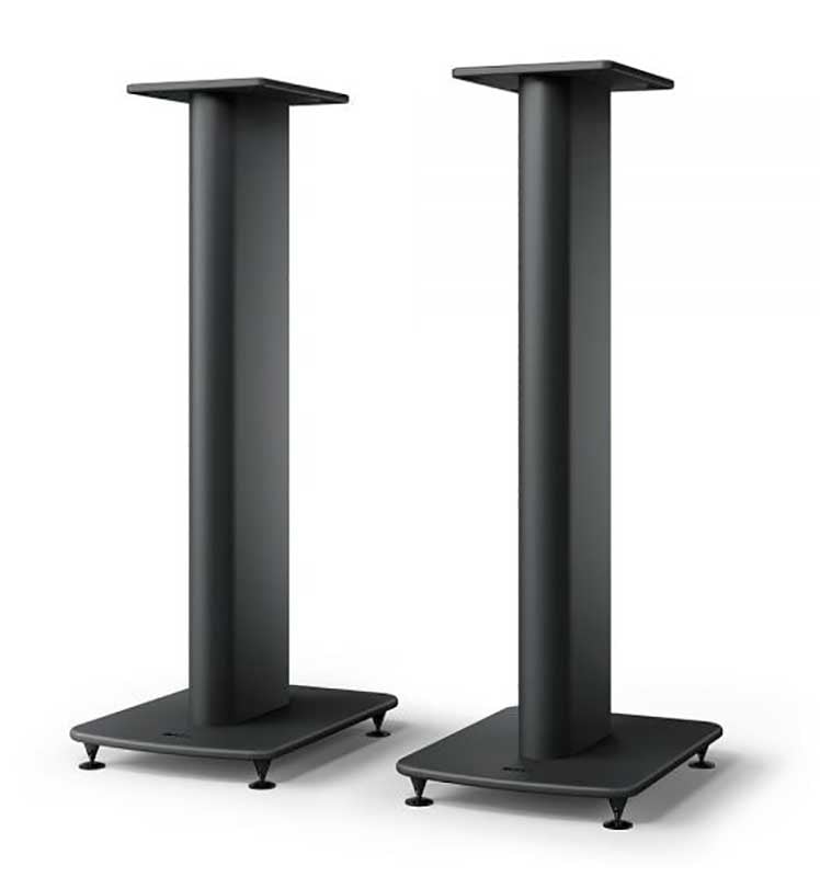 KEF S2 Black Floor Speaker Stand For LS50 Meta & LS50 Wireless II (Pair) - SP4030BA - image 1