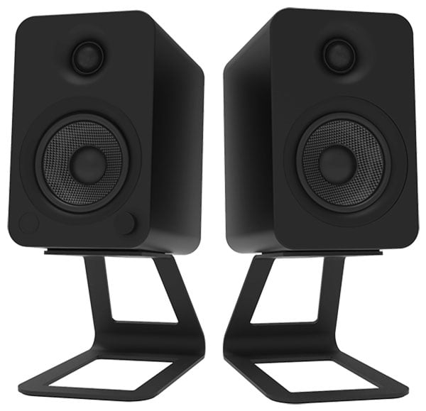 Kanto Black SE4 Elevated Desktop Speaker Stands (Pair) - SE4 - image 2
