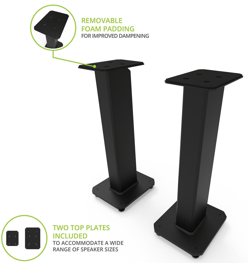 Kanto Black SX Series 26" Premium Floorstanding Speaker Stands (Pair) - SX26 - image 6