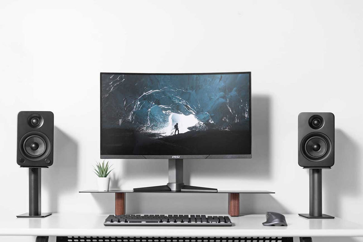 Kanto Black SP9 Elevated Desktop Speaker Stands (Pair) - SP9 - image 3