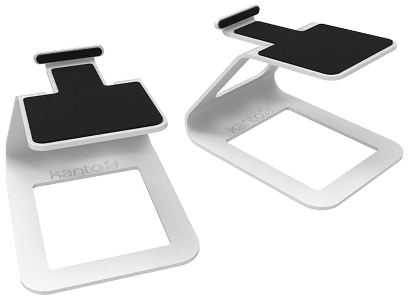 Kanto White SE2 Elevated Desktop Speaker Stands (Pair) - SE2W - image 1