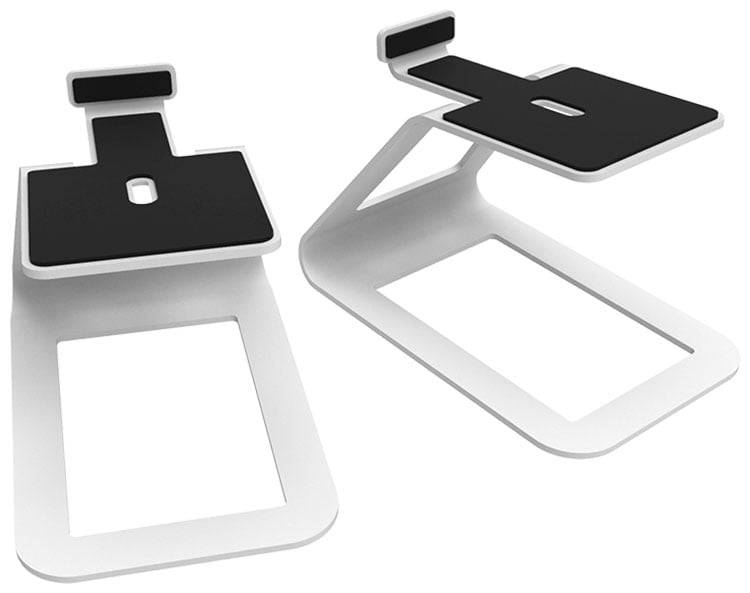Kanto White SE4 Elevated Desktop Speaker Stands (Pair) - SE4W - image 1