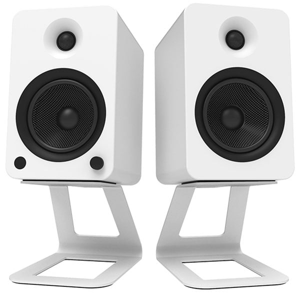 Kanto White SE6 Elevated Desktop Speaker Stands (Pair) - SE6W - image 2