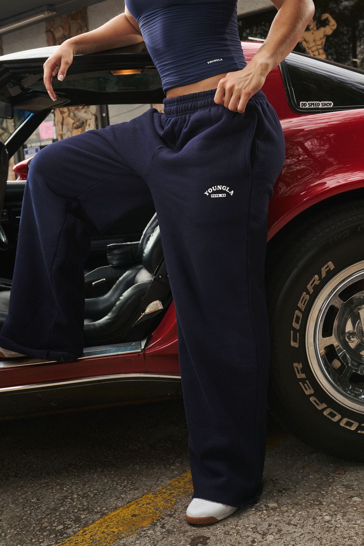 W2241 - Sweat-pant en molleton brut P.E.