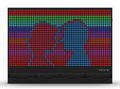 LiteZilla 8' Wide x 6' Tall Black Interactive Art Wall - LZ-BLK-8X6 - image 1