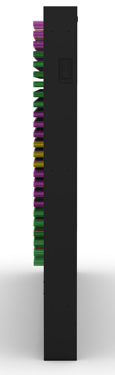 LiteZilla 8' Wide x 5' Tall Black Interactive Art Wall - LZ-BLK-8X5 - image 4