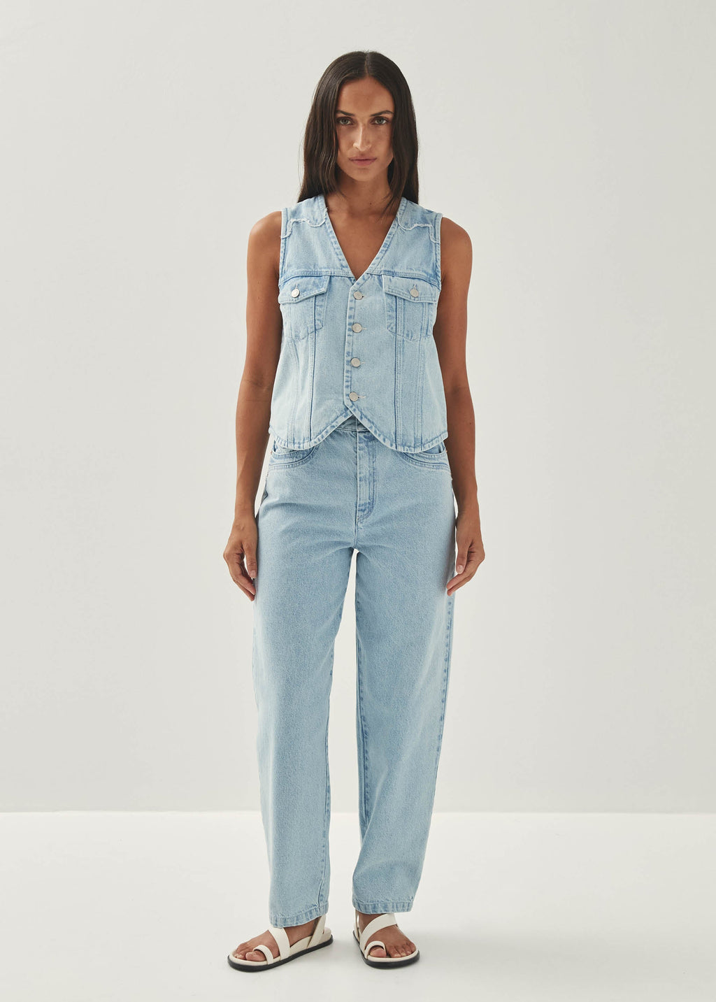 Manuela Jeansweste in Hellblau