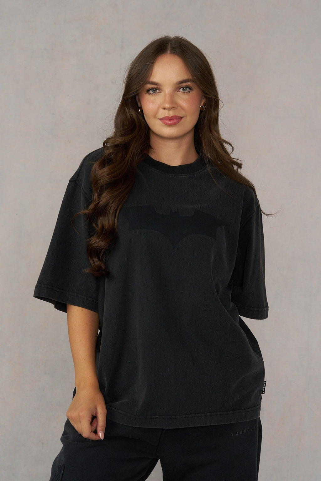 W4103 Camiseta Batman estilo desgastado