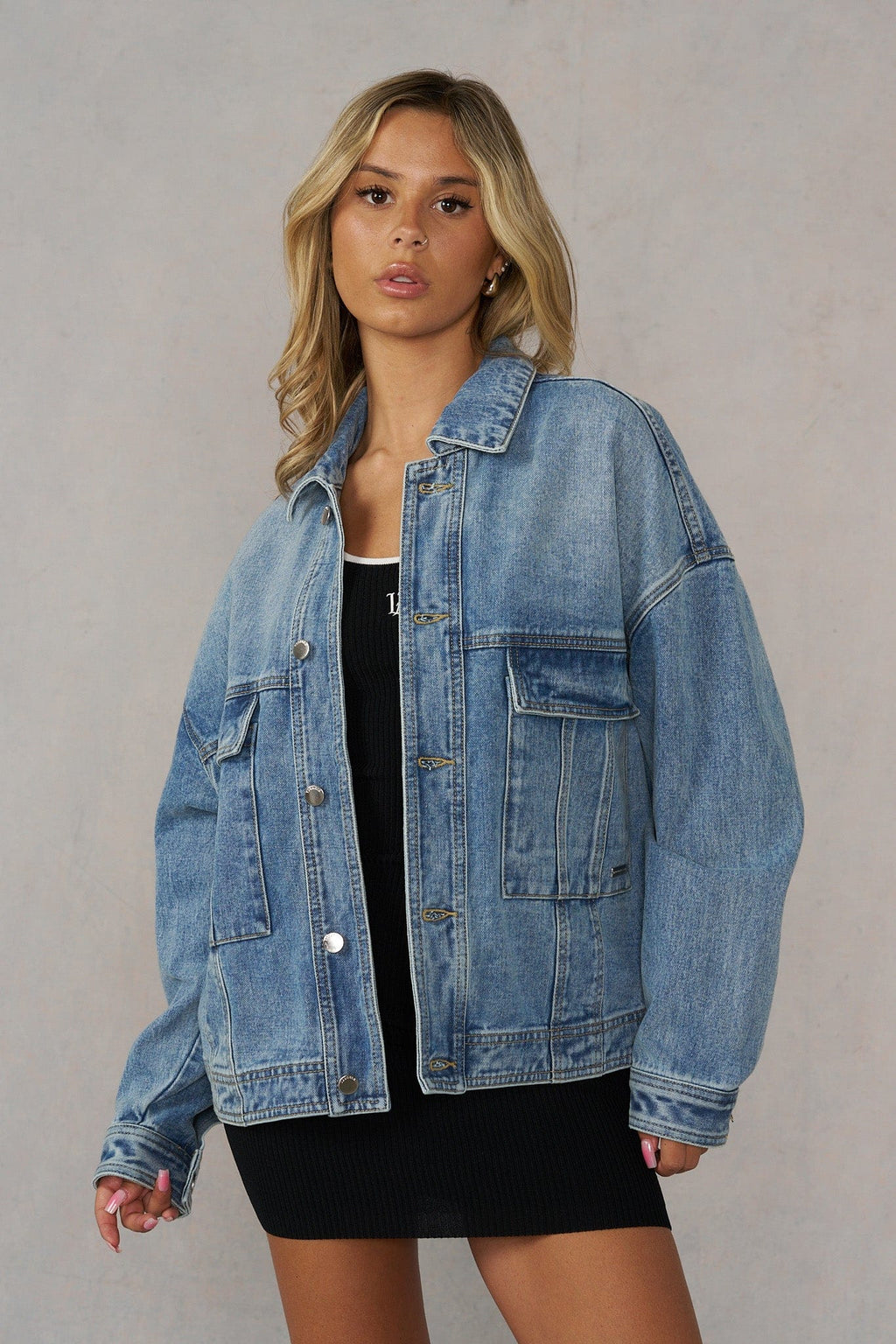 W5165 - Chaqueta de mezclilla Selena