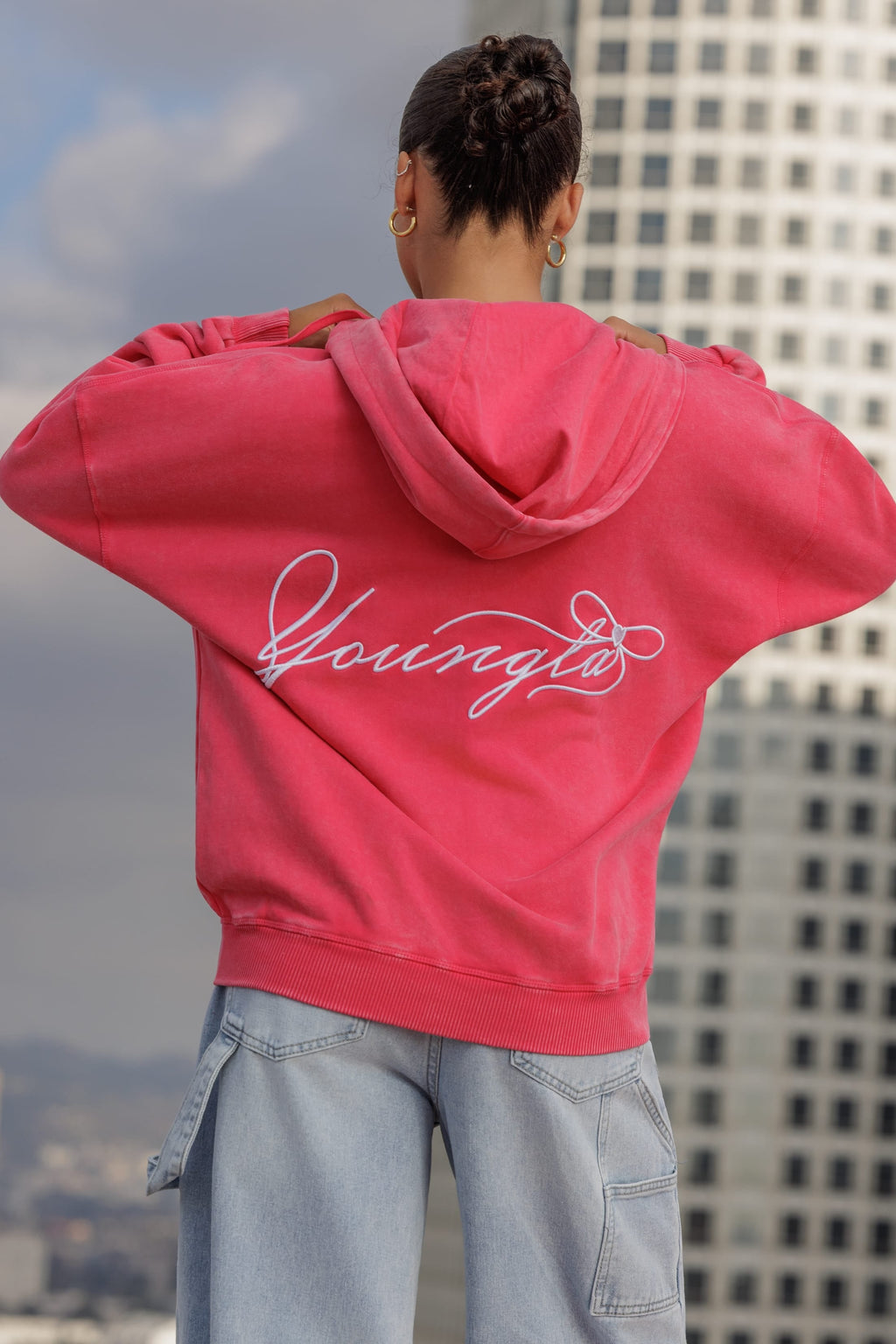 W533 Sweat à capuche zippé Flashback