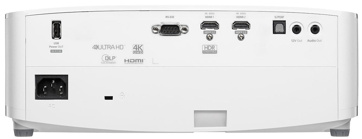 Optoma White 4K UHD Gaming And Home Entertainment Projector - UHD38X - image 2