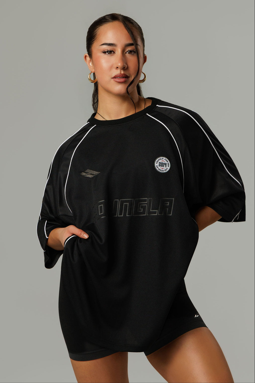 W4329 Maillot de football oversize