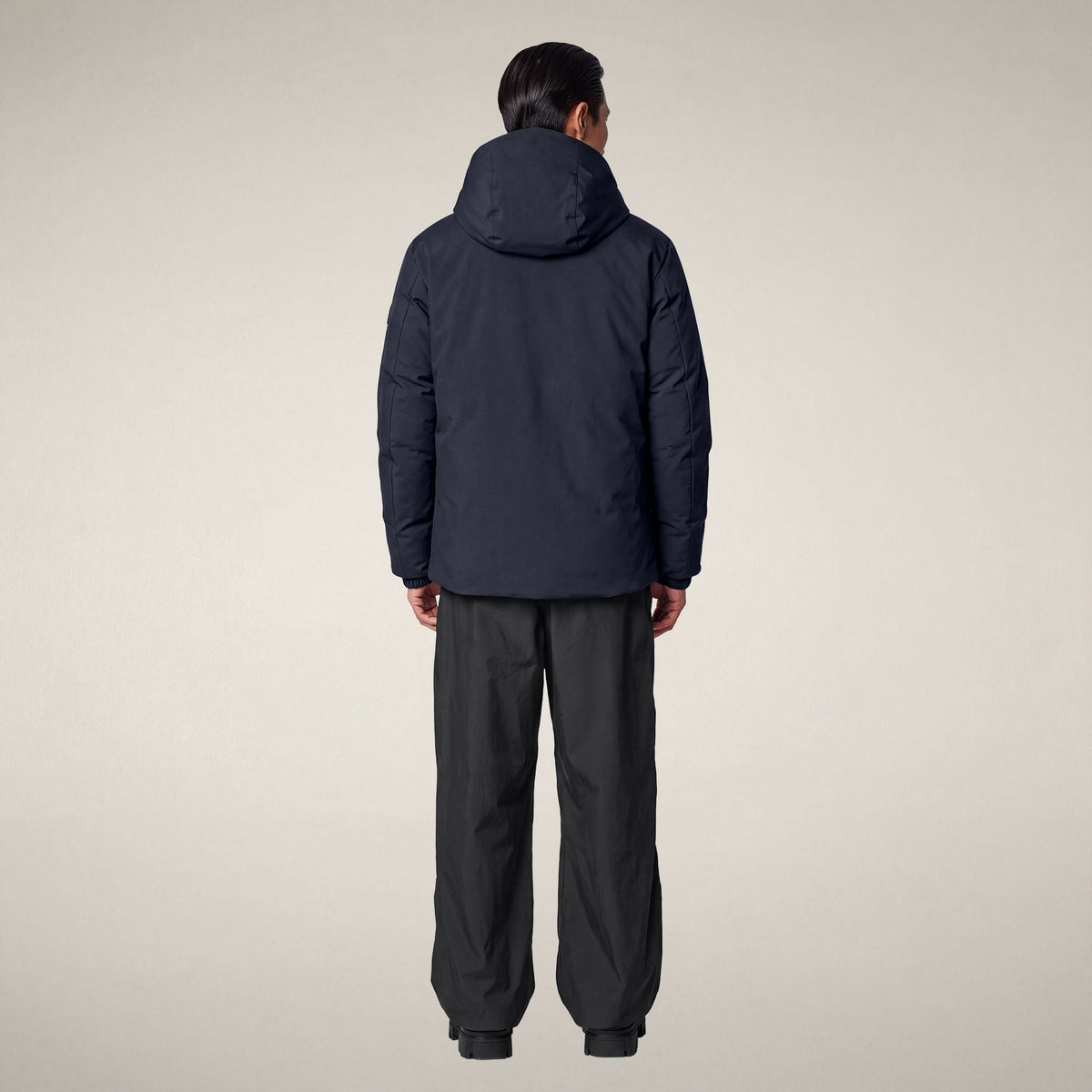 Men's Parka Hiram in Blue Black