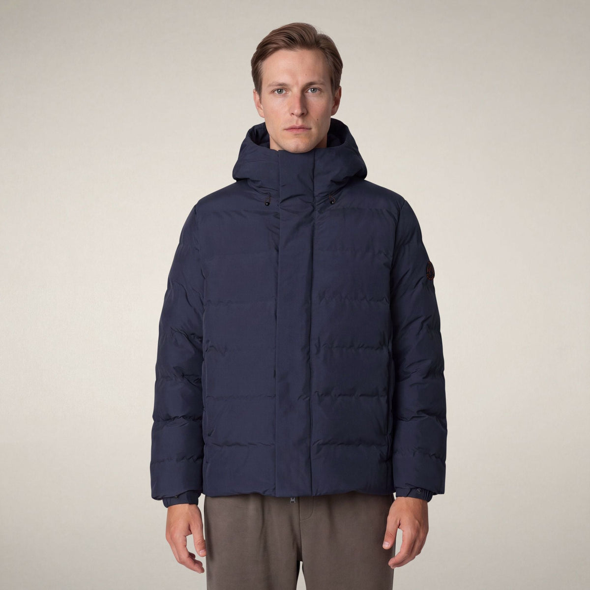 Men's Parka Leland in Blue Black