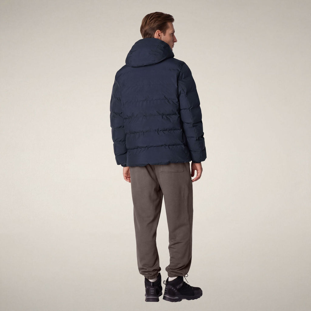 Men's Parka Leland in Blue Black