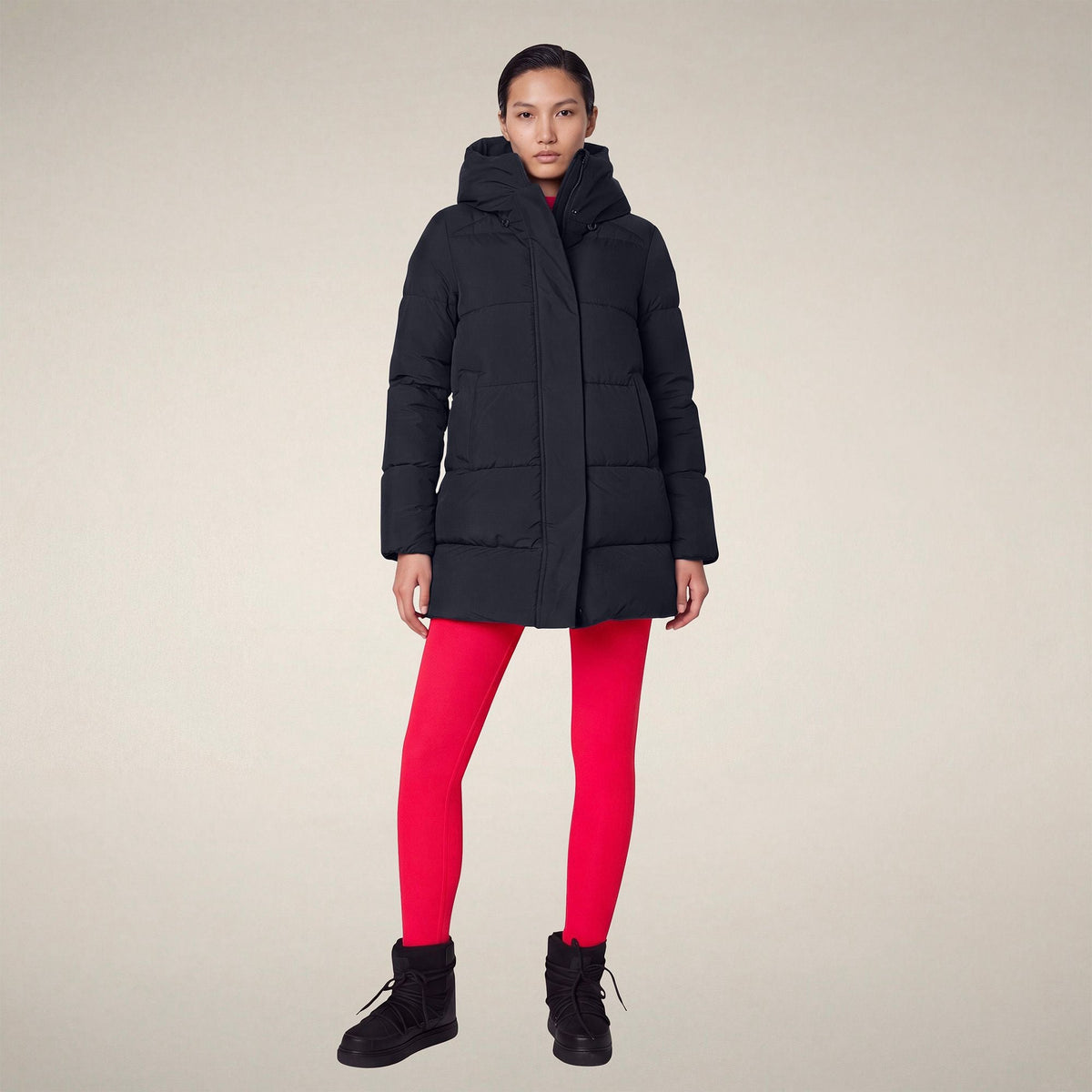 Women's Parka Bethany in Blue Black