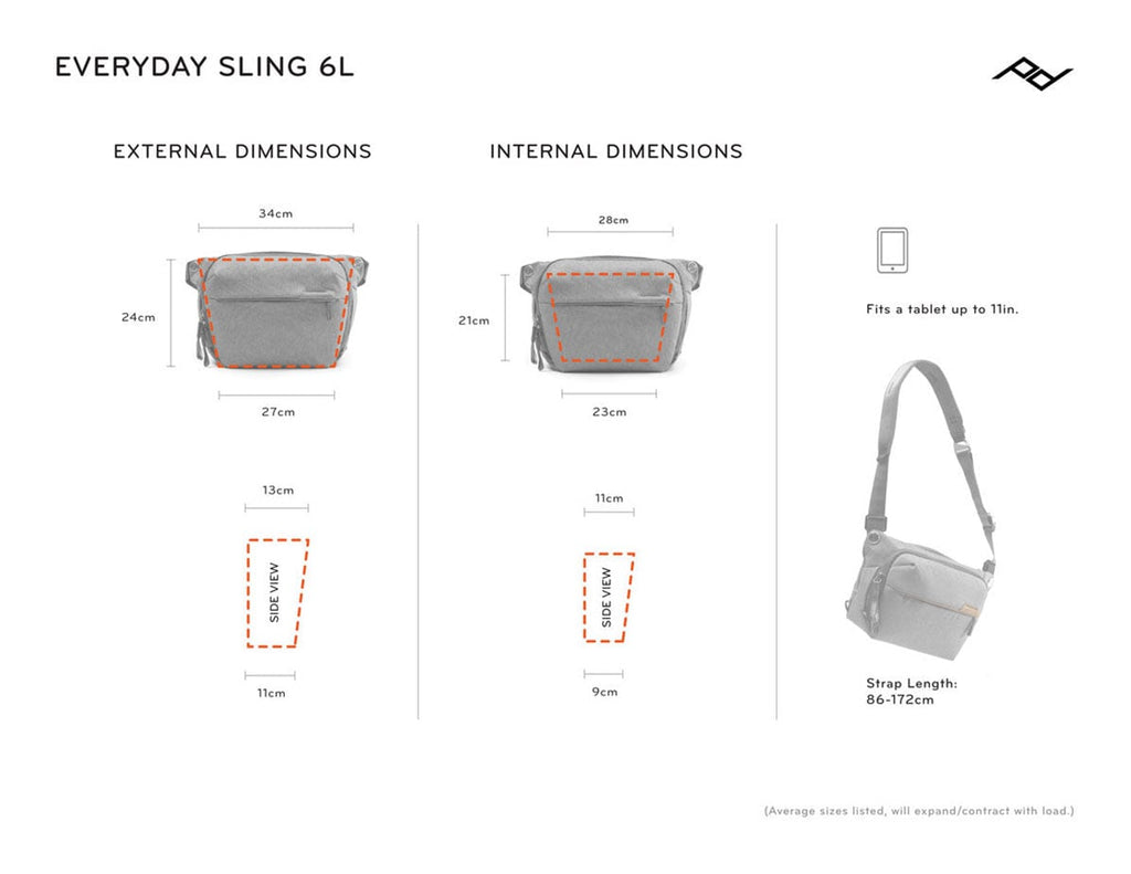 Peak Design Everyday Sling 6L Bag in Black - BEDS-6-BK-3 - image 10