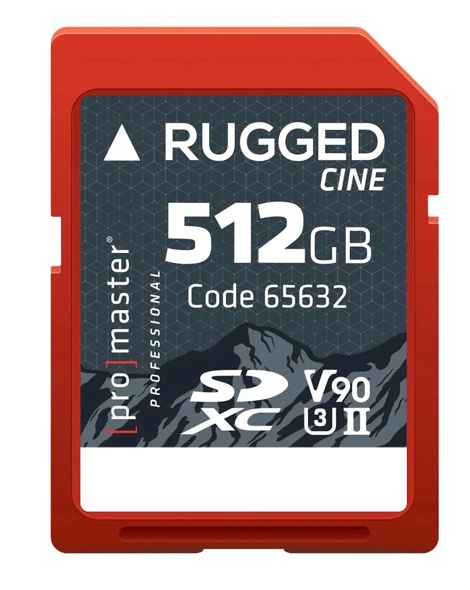 ProMaster SDXC 512GB Rugged CINE UHS-II V90 Memory Card - PRO65632 - image 1