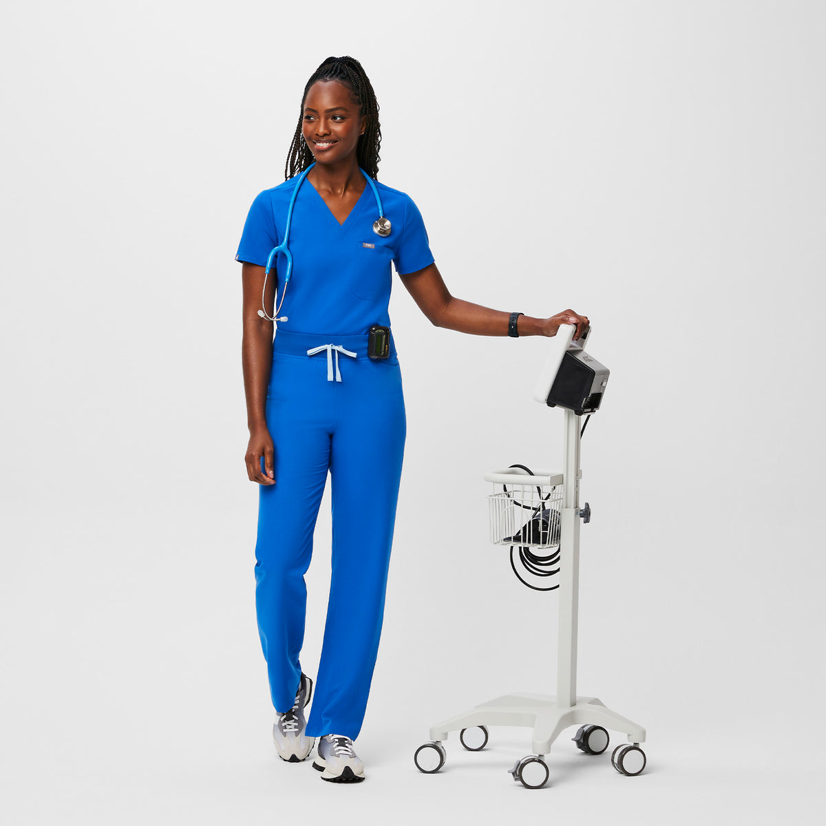 Livingston High-Rise Straight-Leg Scrub Pant™ - Royal Blue