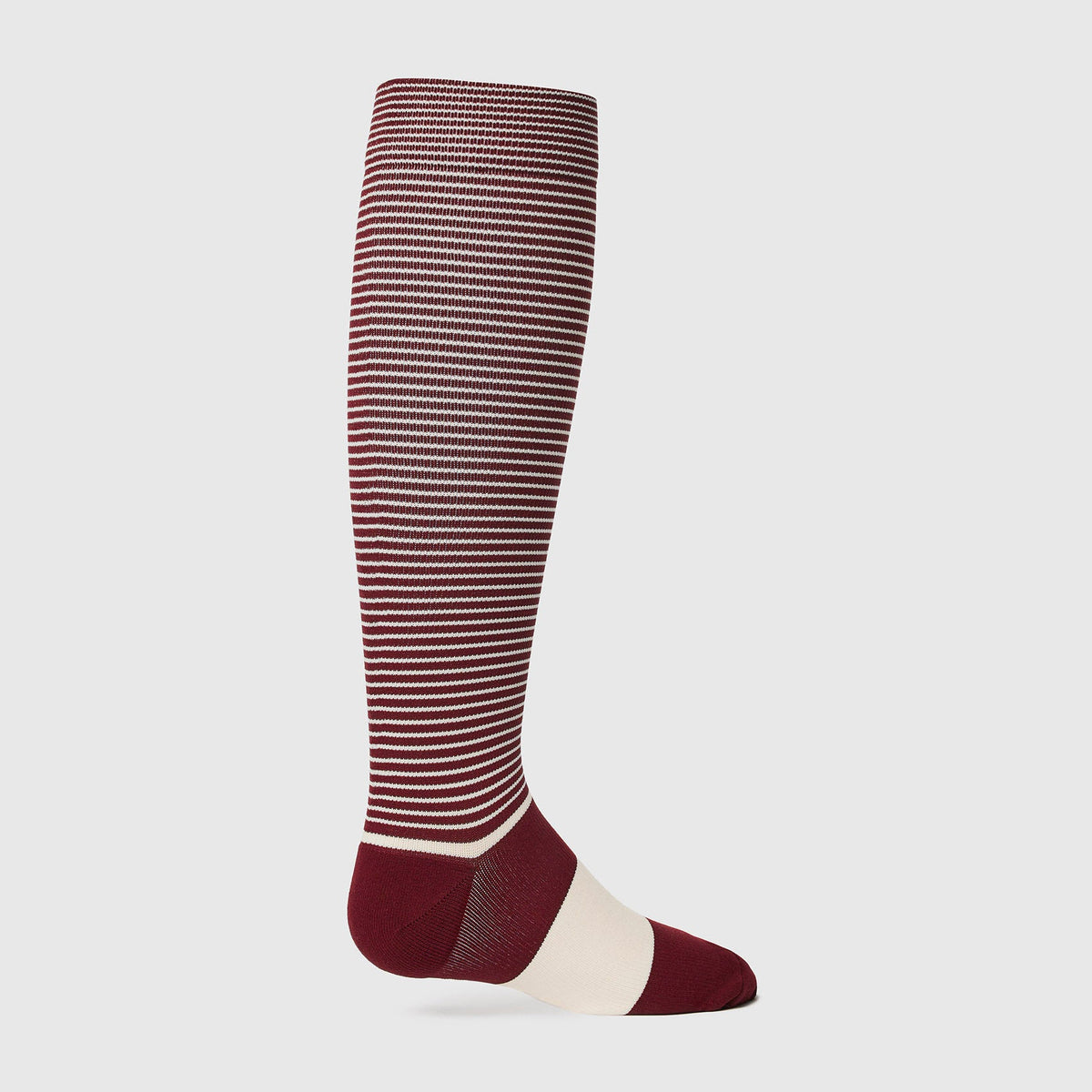 FIGS Compression Socks - Double Stripe/Burgundy