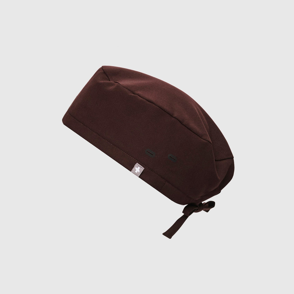 FIGS Scrub Cap With Buttonholes - Espresso