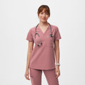 Catarina Scrub Top™ - Mauve