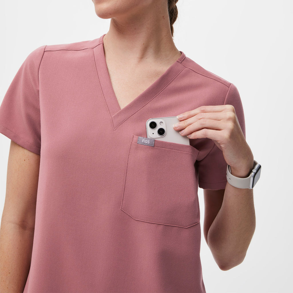 Catarina Scrub Top™ - Mauve