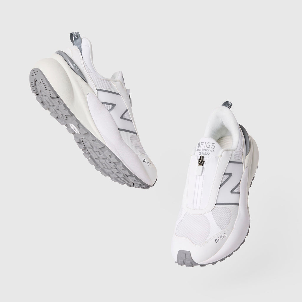 FIGS | New Balance 3447 Zip - White