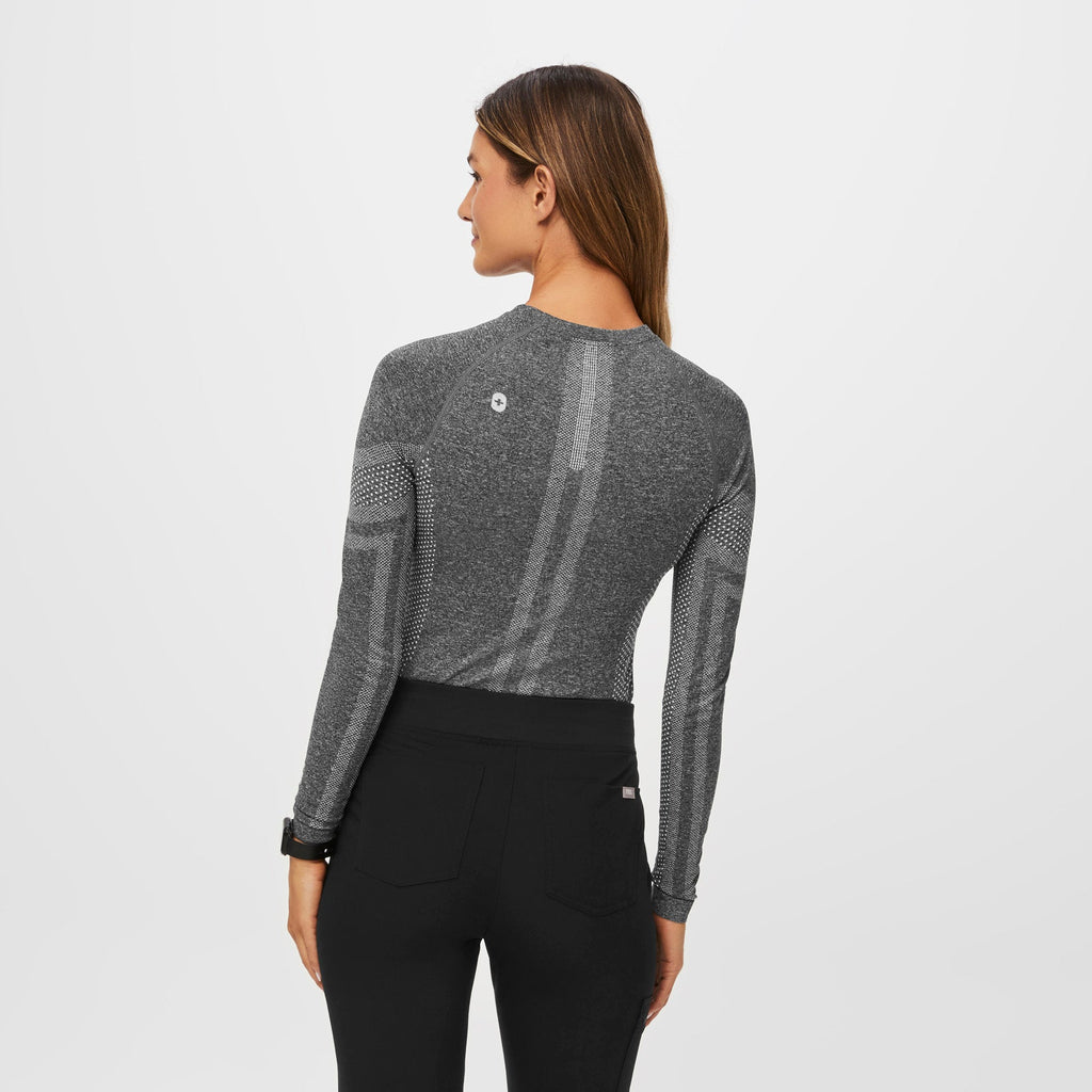 Salta Seamless Long-Sleeve Underscrub - Graphite