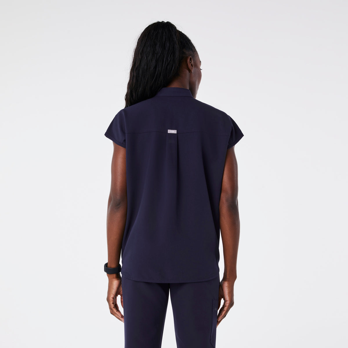 Rafaela Oversized Scrub Top™ - Navy