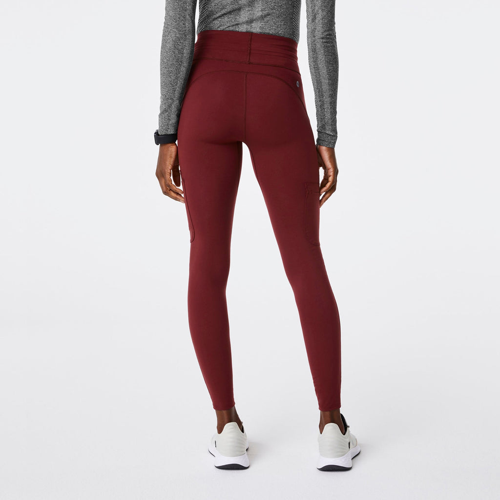 Seville High-Rise ScrubLegging™ - Burgundy