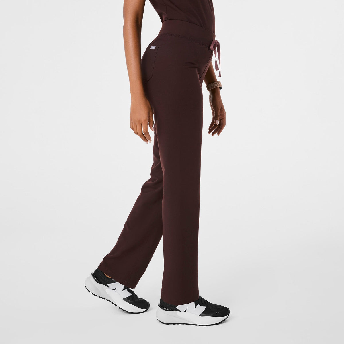 Livingston High-Rise Straight-Leg Scrub Pant™ - Espresso