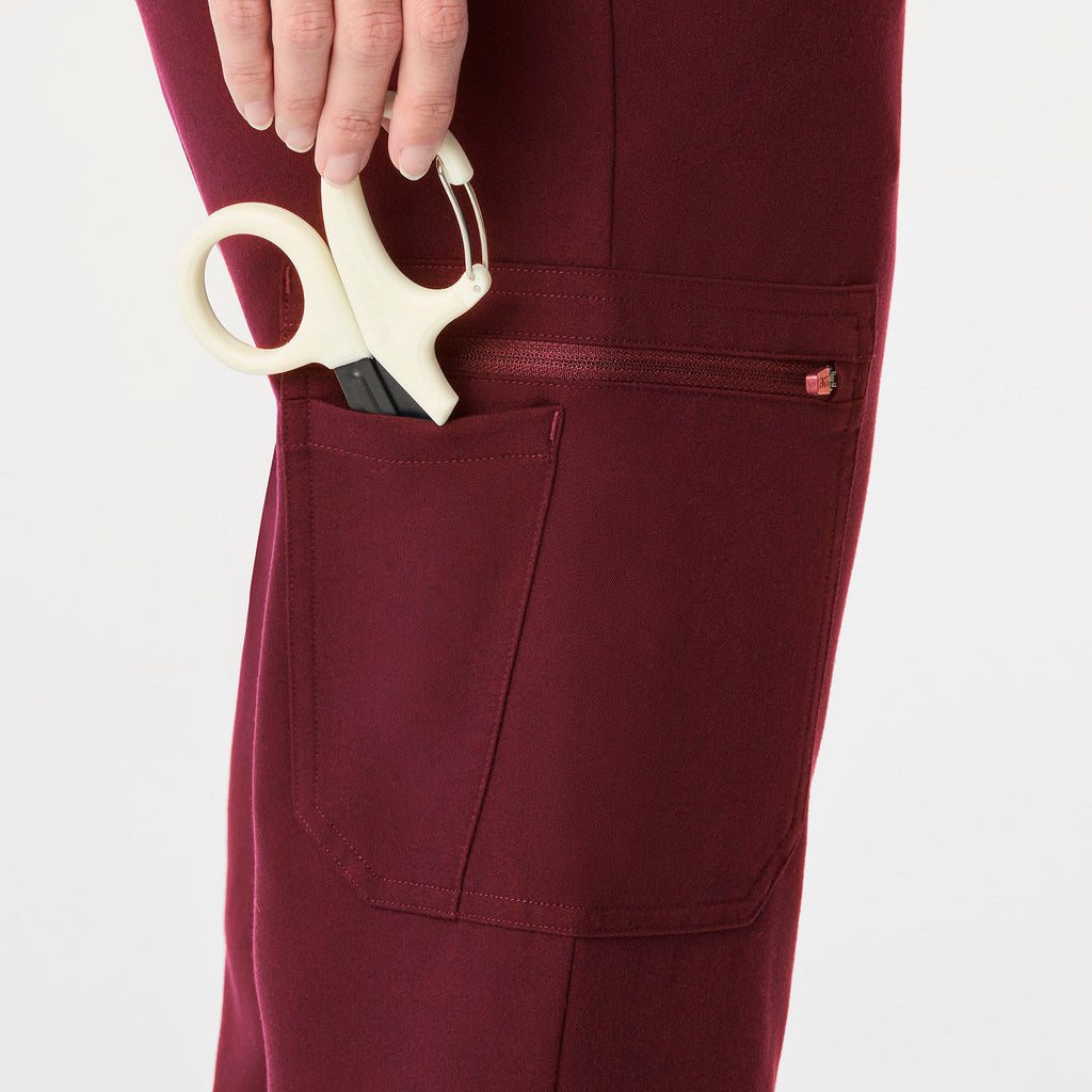 Uman Jogger Scrub Pant - Burgundy