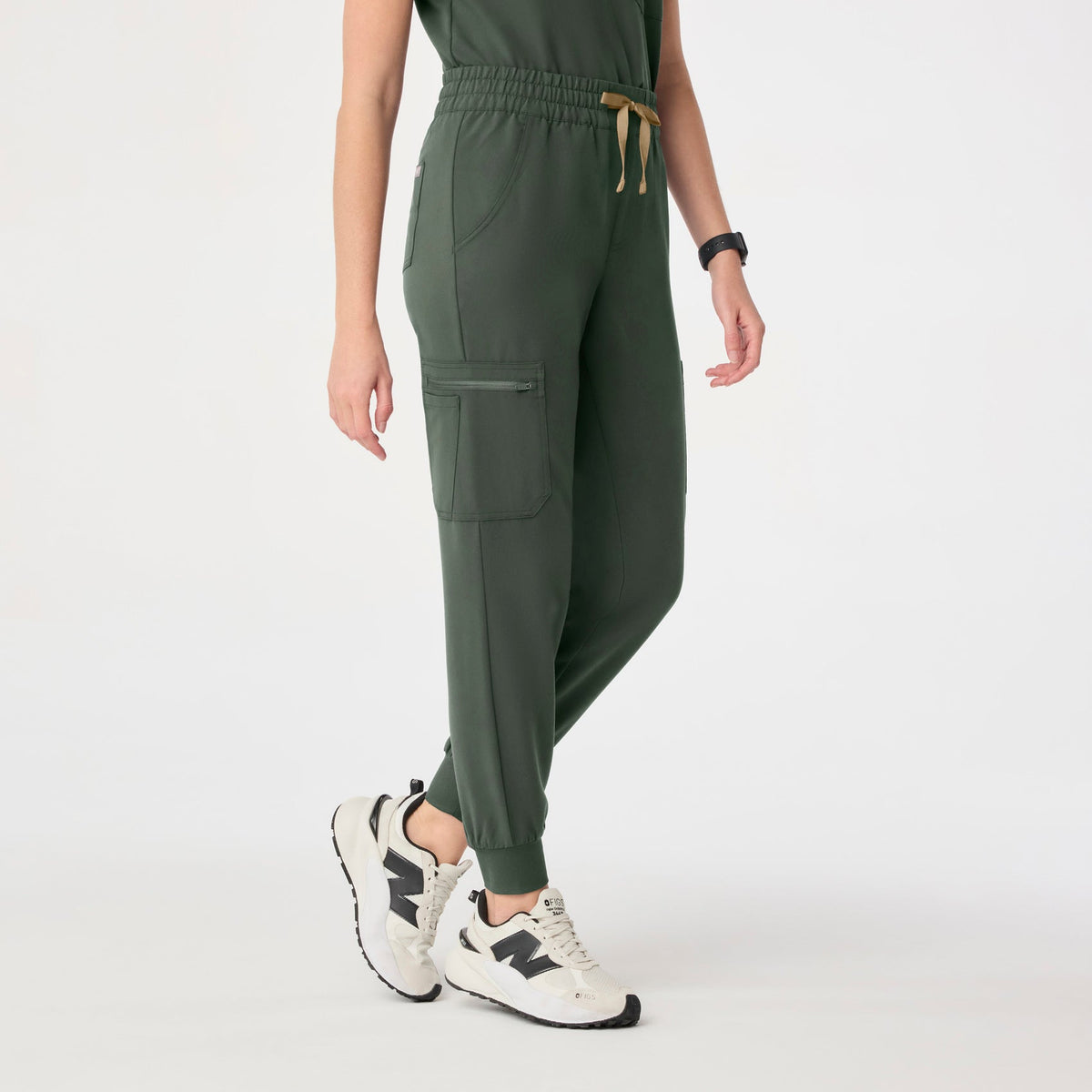 Uman High-Rise Jogger Scrub Pant - Moss